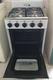 Cocina de 4 Hornillas con Horno