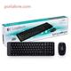 KIT DE MOUSE Y TECLADO INALAMBRICO LOGITECH MK 220