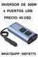 INVERSOR DE 12V a 110V para Autos de 500W