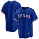 Camiseta Beisbol Hombre Texas Rangers Alterno Replica Azul